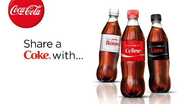 Coke Bottle with Personalisation Marketing